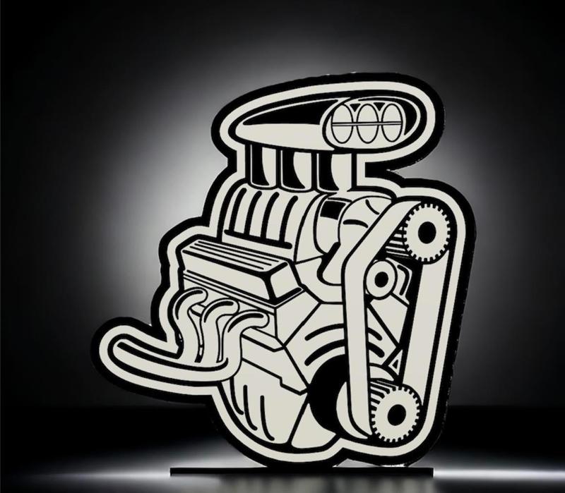 Hot Rod Engine LED Lamp