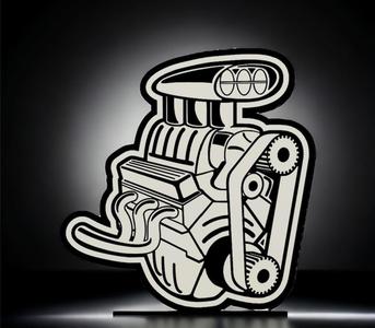 Hot Rod Engine LED Lamp