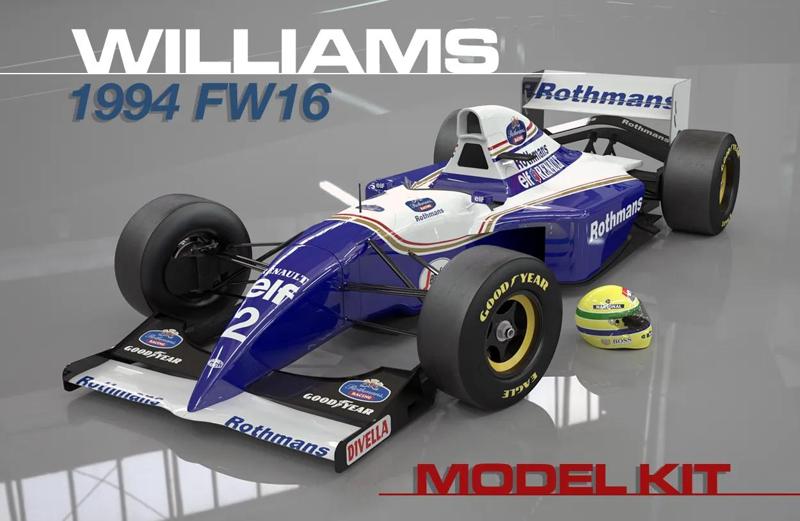 Ayrton Senna’s Williams FW16: F1/Formula 1 Car Model Kit