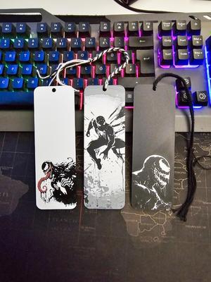 Venom Bookmark collection – HueForge