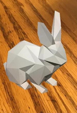 low poly Bunny Rabbit
