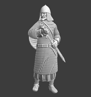 Medieval Baltic guardsman