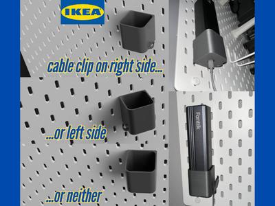 Fanttik E1 Max Holder for IKEA Skadis Pegboard