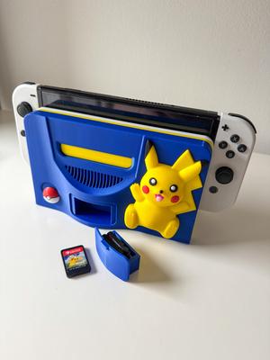 N64 Pokemon inspired Switch Dock fan art