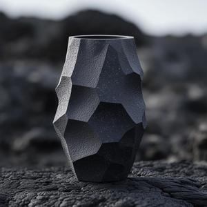 Obsidian Vase for Unique Decor
