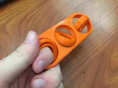 Free-Spinning Three Bearing Fidget