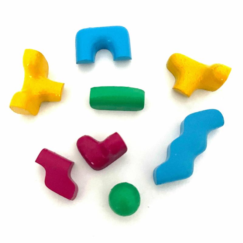3D Printable Aesthetic Desk Stacking Toy – “Feel Good Shapes” | Creative Stress-Relief Office Toy | Unique Desk Accessory
