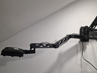 Articulating Arm LED Light Mount w/ TV Wall Mount