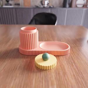 3D Desk Organizer as Stl Files & Decorative Box, Tool Box, Box Kit, 3D Printing, Jewelry Box, Mini Box, Clay Shaped Box, Storage Boxes