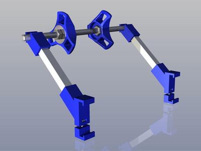 Prusa i3 Spool holder for 6mm frame
