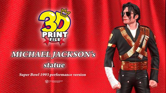 Michael Jackson 3D model Super Bowl UV and Texture Corona vray