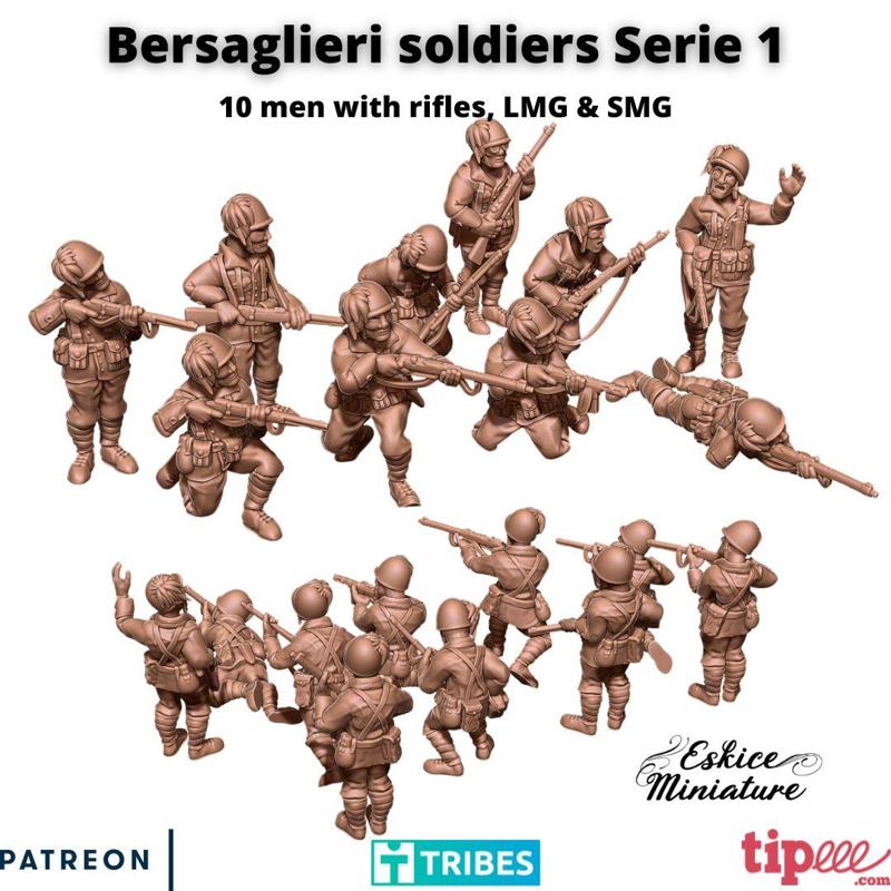 Bersaglieri infantry serie 1 – 28mm