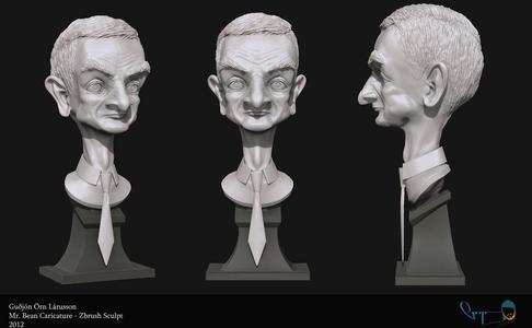 Mr Bean Bust