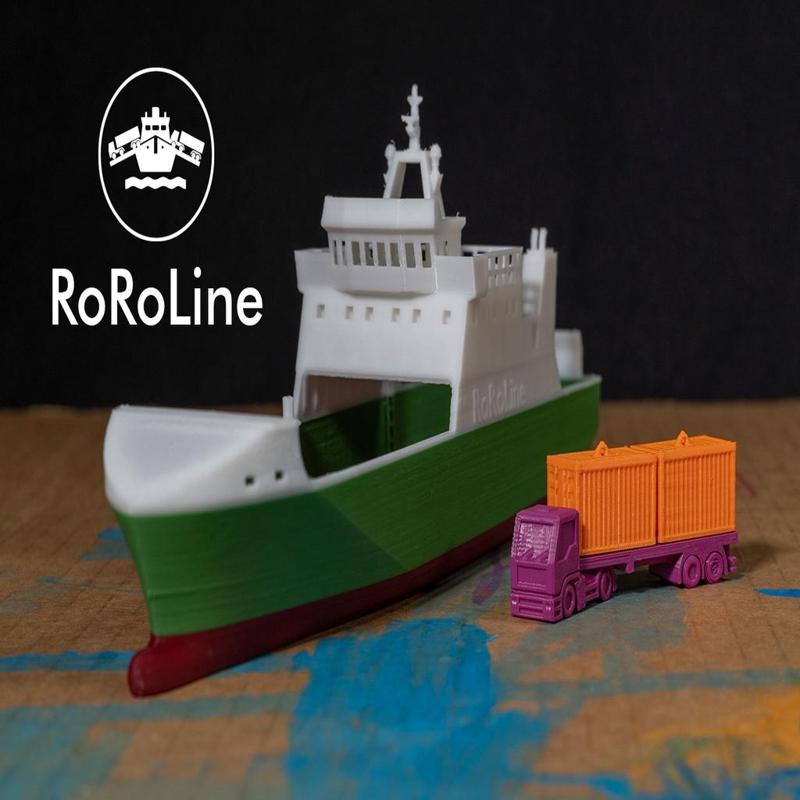 RoRo Line a Roll on Roll off ship