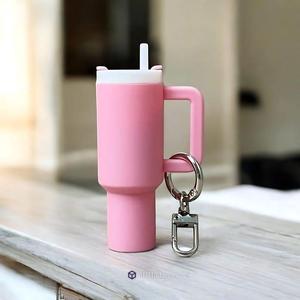 Tumbler Keychain 3D Print Stl Files, Chapstick Holder Keychain, Pill Box Holder, Keychain Print Files