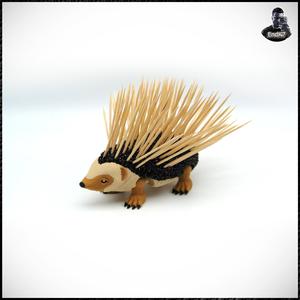 Articulated Hedgehog - Toothpick - Keychain 
