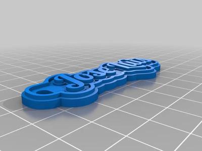 My Customized Multiline Tag or Keychain   