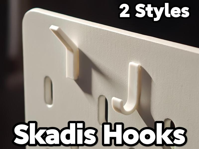 IKEA SKADIS Pegboard Hooks, Minimalist Design
