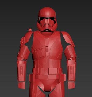 Star Wars EP9 The Rise of Skywalker Sith Trooper Full Armor