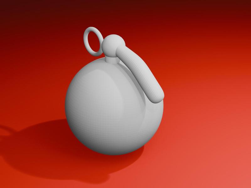 R.E.P.O Grenade Keychain