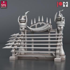 Dragon Hunters Weapon Rack