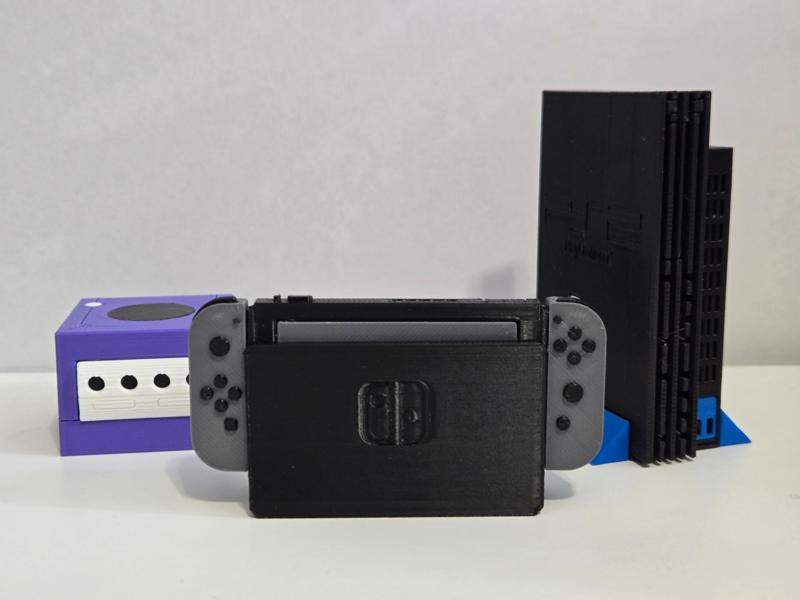 Multipart Mini Nintendo Switch with SD card holder