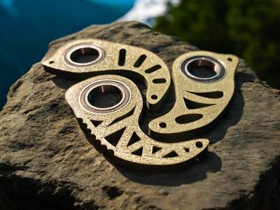 Keyrambit Keychain Fidget Spinner