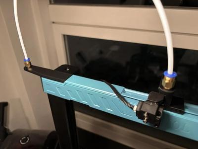 Gantry filament guide and runout sensor mount – Sovol SV07 plus