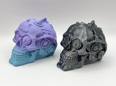Cyberpunk Gear Skull