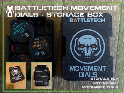 BattleTech Movement Dials - Case