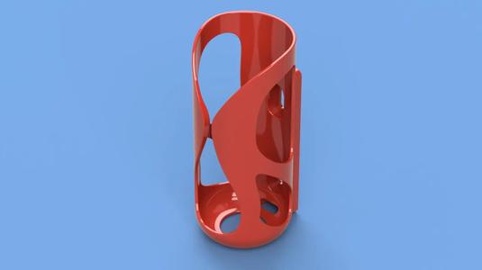 Bicycle bottle cage for narrow bottles