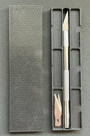 Stanley XActo knife and blades case   