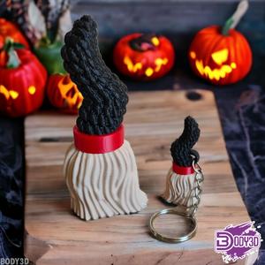 Strange Broom & Keychain