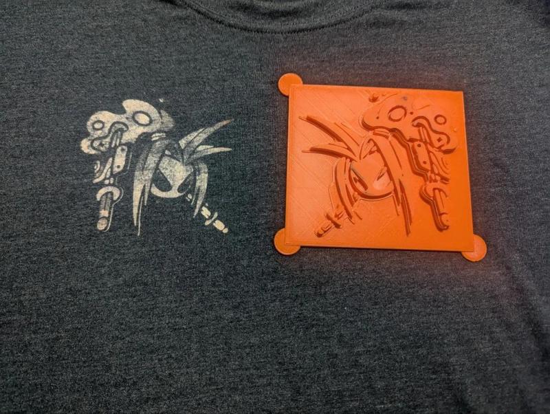 Amidamaru T-Shirt bleach stamp