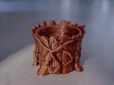 Enchanted Forest Stump Planter