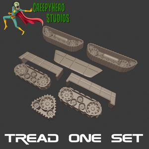 Gaslands Treads One Set