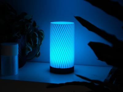 Twisted Lamp. Easy to print modern light