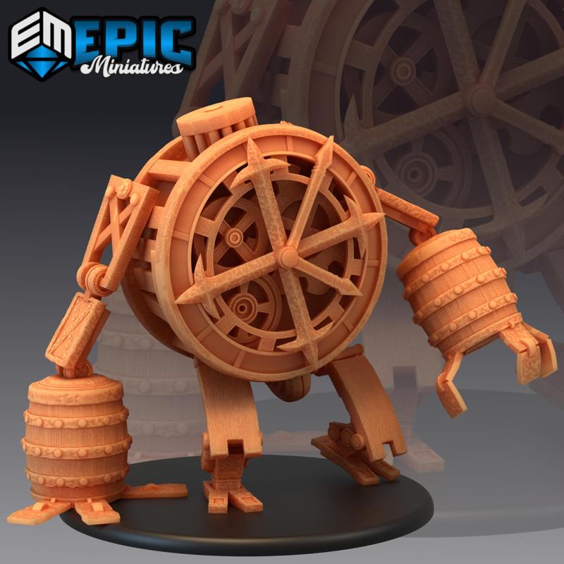 Clock Golem / Huge Time Construct / Machine Guard Decoration
