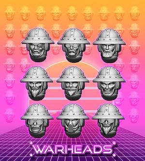 Mercenary Crossbowman Heads! (66 heads)