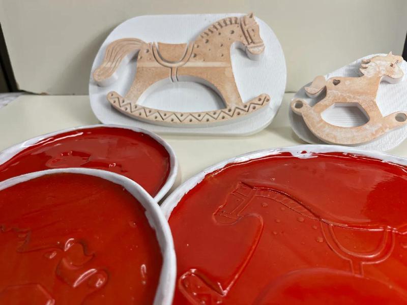 Tiskátko do keramiky/těsta – kůň / ceramic/dough stamps – horse
