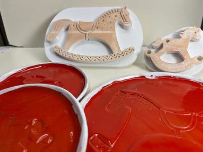 Tiskátko do keramiky/těsta – kůň / ceramic/dough stamps – horse