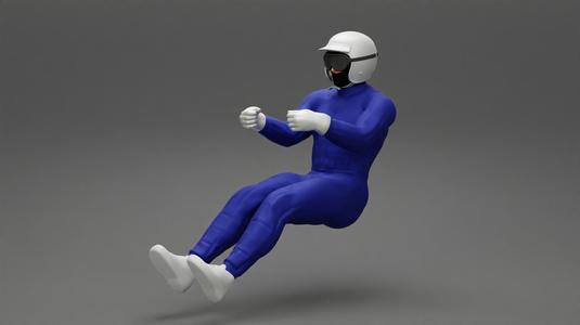 Racing driver in the car 2