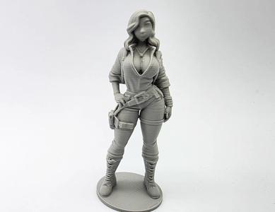 Female Mechanic Figurine