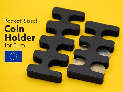 Pocket-Sized Euro Coin Holder