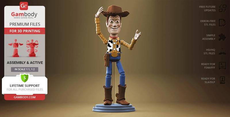 Woody 3D Printing Model | Assembly