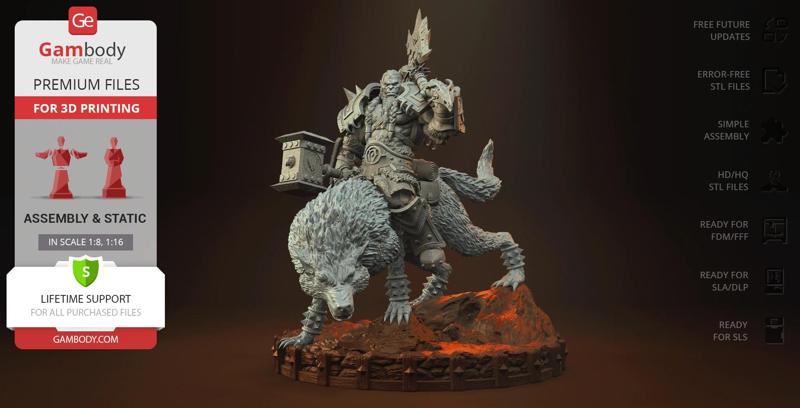 Thrall STL Files for 3D Printing | Assembly Model
