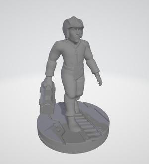 Sci-Fi 30mm – Technician with Toolbox