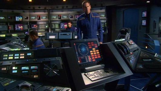 NX O1 Enterprise Science and Weapons Stations- Star Trek Enterprise