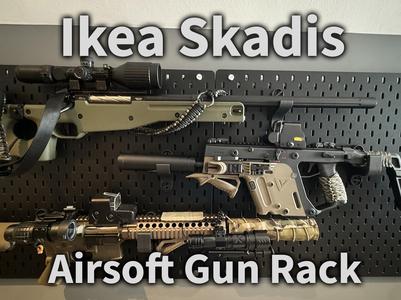 Ikea Skadis Airsoft Gun Rack