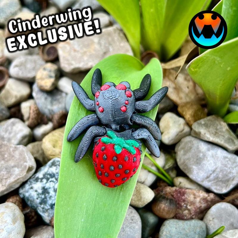 Strawberry Tiny Spider